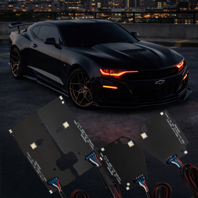 Lighting Trendz 2019+ Chevrolet Camaro SS RGBWA DRL Boards main image